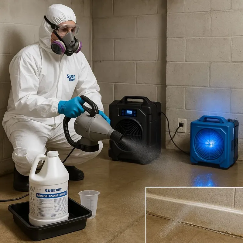 Sanitization and Odor Removal process in Bloomingdale, NJ